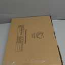 12"x16" Clear Acrylic Serving Tray with Golden Handles, Sturdy Huge Capacity Acrylic Tray for Coffee, Juice, Kitchen and Desk Organizer, Storage Tray (12"x16")