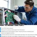 New Updated Furnace Control Board ICM282A Compatible for CEBD431012-01A, CEPL1311012-01, HK42FZ004, HK42FZ007, HK42FZ008, HK42FZ009, HK42FZ011,HK42FZ013, HK42FZ016, HK42FZ034, 325878-751
