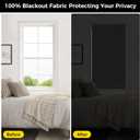 UNISHADES no Drill Cordless Roman Shades for Windows, 31" W × 64" H - 100% Blackout - Linen - Grey