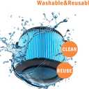 Replacement Filter for Ridgid VF3500 3-Layer Wet/Dry 3-4.5 Gallon Portable Vacuum Compatible with WD4050 WD4070 WD45-2 Packs