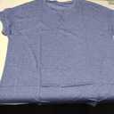 onlypuff Casual Womens Top Short Sleeve Summer Shirts Cute Tee Shirt Loose Tunic Top 2025 Fashion Trendy Size L