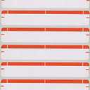 MACO Orange File Folder Labels, 9/16 x 3-7/16 Inches, 248 Per Box (FF-L7)