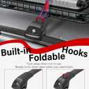 360lbs Roof Rack Cross Bars Compatible with Subaru Crosstrek 2024-2026 | Upgraded Aluminum Roof Rails Crossbar (Not for Wilderness)