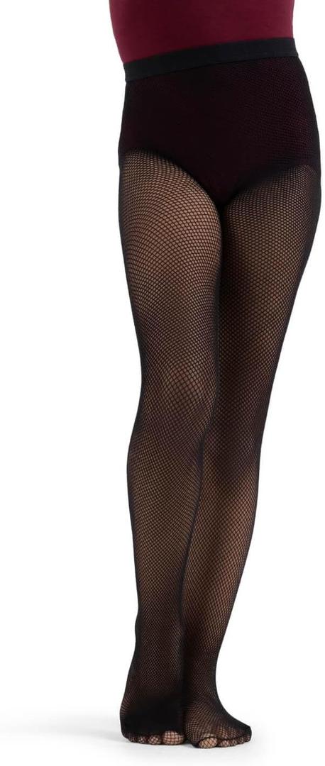 Capezio Big Girls' Studio Basics Fishnet Seamless Tight