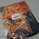 Halloween Table Runner Embroidered 36 Inches Long Spooky Orange Black Cat Ghost Spider Web Pumpkin Coffee Dining Table Runner for Party Holiday