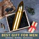 Funslive Gifts for Mens Funny - 34 oz Copper Bullet Tumblers Cup - Fishing Hunting Camping Mens Ideas - Gifts for men Who Have Everything - Mens Husband Him Stocking Stuffers 2026