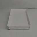 Lifewit Serving Tray Plastic for Party, 15" x 10" Platters for Serving Food, White Food Tray for Snacks, Food, Cookies (15" x 10" (10pcs))