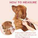 Supet Inflatable Dog Cone Collar for Large Medium Small Dogs, Soft Cone Collar for Dogs Cats, ECollar Doggie Neck Donut Dog Cone Alternative After Surgery (S)