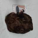 Short Wavy Wig with Bangs Light Brown Wig for Women Shoulder Length Bob Wig Women's Wigs Synthetic Heat Resistant Fiber Wigs for Daily Party Use (14 Inches)