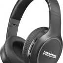 VANOTOM Wireless Headphones Bluetooth Headphones with Microphone,Noise Canceling Wireless On-Ear Headset（Black）