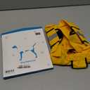 Domagiker Reflective Waterproof Dog Raincoat - Lightweight Dog Rain Jacket with Hooded, Adjustable Pet Rain Coat Poncho Slicker for Dog Walking (Large, Yellow)