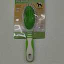 Andis 65715 Pin Brush for Medium & Long Hair Dogs - Gentle & Effective in Removing Dirt, Dust & Loose Hair - Promotes Healthy Skin & Coat - Medium, Green/white
