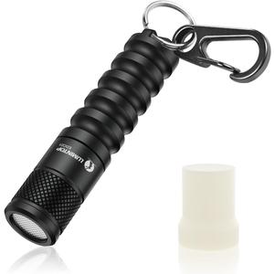 LUMINTOP EDC01 Keychain Flashlight 120 lumens Pocket EDC Flashlights 36 Hours IPX8 Waterproof (Black)
