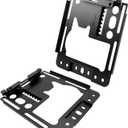 KUAFU Seat Mounts Compatible with 2014 - 2022 Polaris RZR 1000 XP / 1000 XP Crew / RZR XP 4 1000/ RZR XP 1000 Seat Lowering Bases Mounting Brackets Front to Back Adjustability Steel 1Pcs