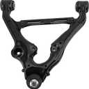 TRQ Front Left Lower Control Arm with Ball Joint Steel Compatible with 2019-2024 Chevrolet Silverado 1500 2022 Silverado 1500 LTD 2019-2024 GMC Sierra 1500 2022 Sierra 1500 Limited