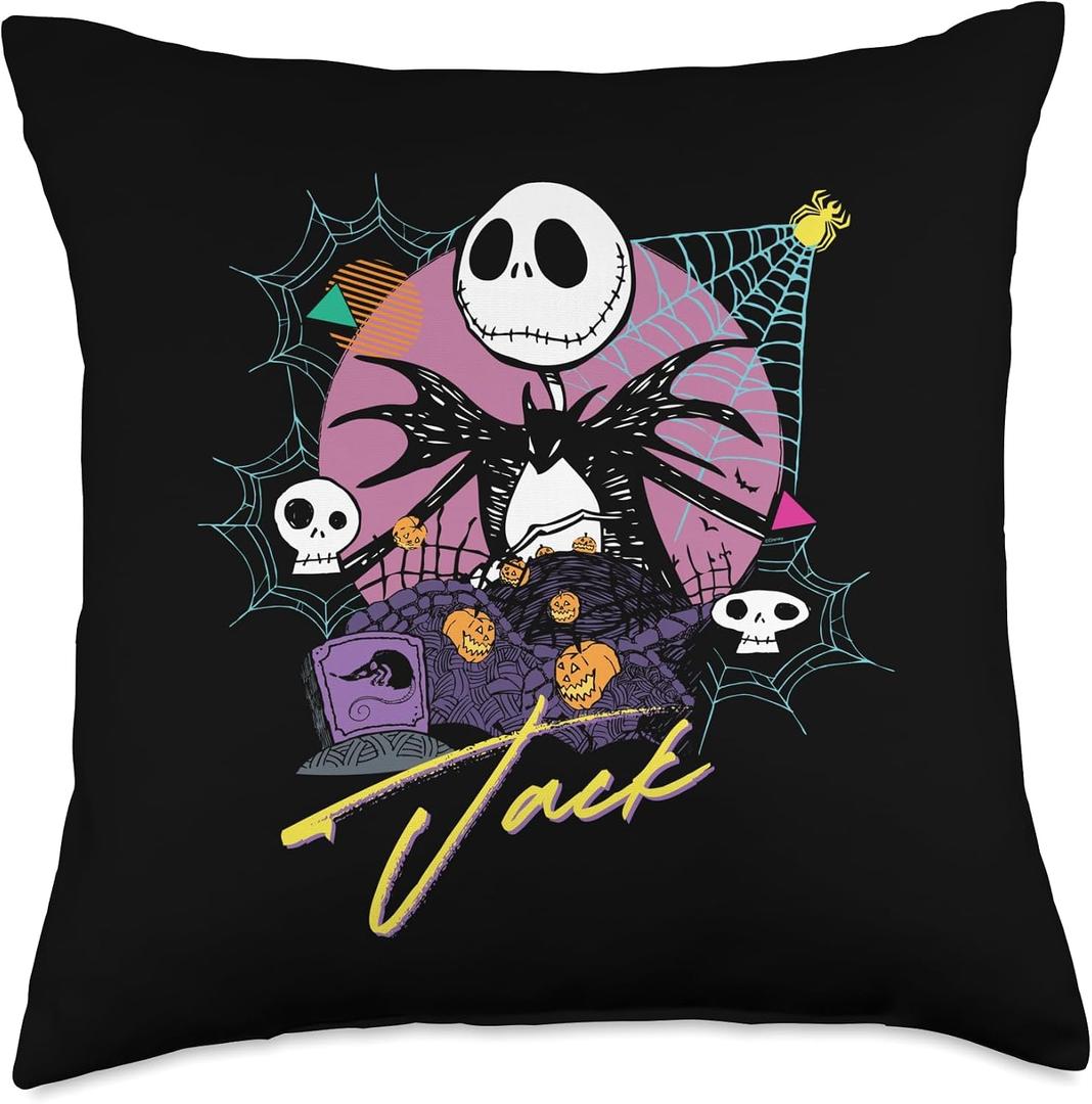 Disney The Nightmare Before Christmas Couples Matching Jack Throw Pillow, 18x18