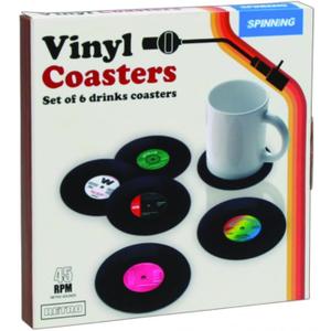Gift Republic Retro Vinyl Coasters, Cool Drinks Coasters, Great Housewarming Gift, Music Lovers Gift idea Gift Republic Retro Vinyl Coasters, Cool Drinks Coasters, Great Housewarming Gift, Music Lovers Gift idea