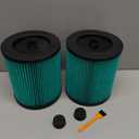 17912 & 9-17912 HEPA Vacuum Filter Compatible with Craftsman, Filter No.9-17912 fits 5, 6,8,9,12,14,16 and 32 gal vacs or larger made after 1988