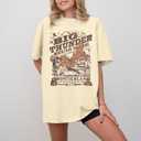 Magical Shirt for Women Magic Kingdom Shirts Oversized Graphic Short Sleeve T-Shirt Casual Holiday Vacation Tee Tops (Yellow, XL)