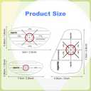 2 x Golf Impact Tape Clear Golf Club Stickers for Accurate Ball Striking Sticky Golf Pro Club Sweet Spot Analysis Improves Skills Quality Training Aid for Golf Beginners and Fans (Qty: 60P)