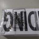 Real Estate Rider Signs, Rectangle, White with Black