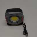 SUNPRO Magnetic Work Light Rechargeable, Portable FloodLight with Hook, Stepless Dimmable for Camping Car Repairing Emergency Job Site Lighting(1, Grey)