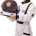 AEROSQUAD-Kids Astronaut Costume with Helmet, Nasa Space Helmet Suit for Boys & Girls with Movable Visor & Mission Sounds