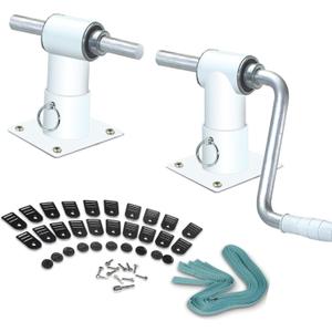 SWIMLINE HYDROTOOLS 50050 Premium Solar Reel System For Above Ground Swimming Pools | Durable | Non-Corrosive | Socket Mountable | With Straps & Hardware | Easy Cranking | TUBE KIT NOT INCLUDED