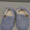 EverFoams Women’s Soft Curly Full Slippers Memory Foam Lightweight House Shoes Cozy Loafer with Polar Fleece Lining Size 7-8