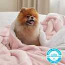 Bedsure GentleSoft Sherpa Fleece Twin Size Blanket for Couch, Non-Heated, Thick and Warm Throw for Women and Girls, Soft Fuzzy Plush Kids Blanket for Spring, Room Home Decor, Pink, 60x80 Inches
