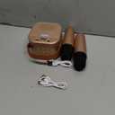 Mini Karaoke Machine for Kids Adults, Portable Bluetooth Speaker with 2 Wireless Karaoke Microphones, 2026 TOP Birthday for Girls Boys 3,4,5,6,7,8+Year Old Toddler Toys Karaoke Player Valentine(Gold)