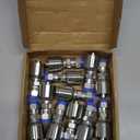 Blulu 12 Pcs 3/8" Hose x 3/8" Jic 37 Hydraulic Hose Fittings Female Coupling End Swivel Crimp Hydraulic Fittings