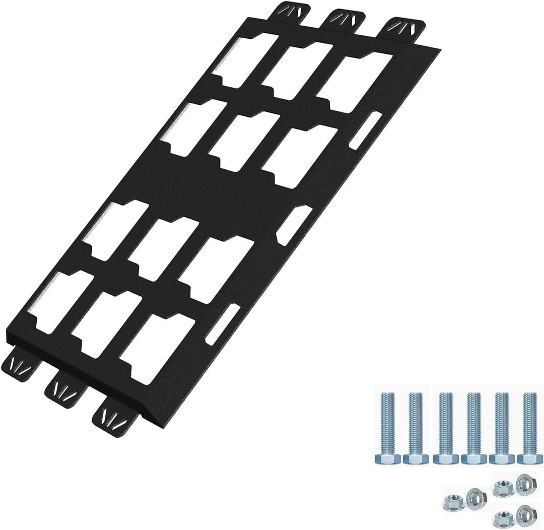 Mounting Plate Compatible with Milwaukee Packout, 100 Lbs, Metal with Powder Coat, for Tool Storage and Organization System (Full Plate, 1pc)