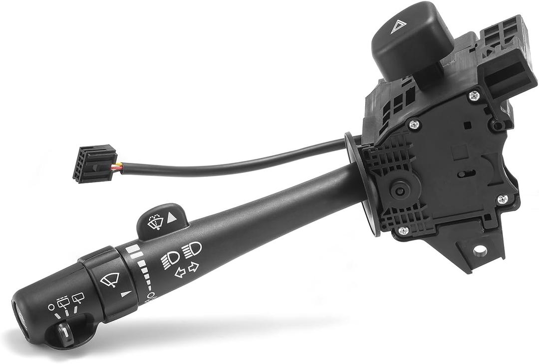 Combination Turn Signal Switch for 2007-2014 Chevy Suburban Tahoe - GMC Yukon XL 1500 2500 Cadilla Escalade Windshield Wiper Headlight Dimmer Multifuction Blinker Lever Switch 15849314 D6224E CBS1440