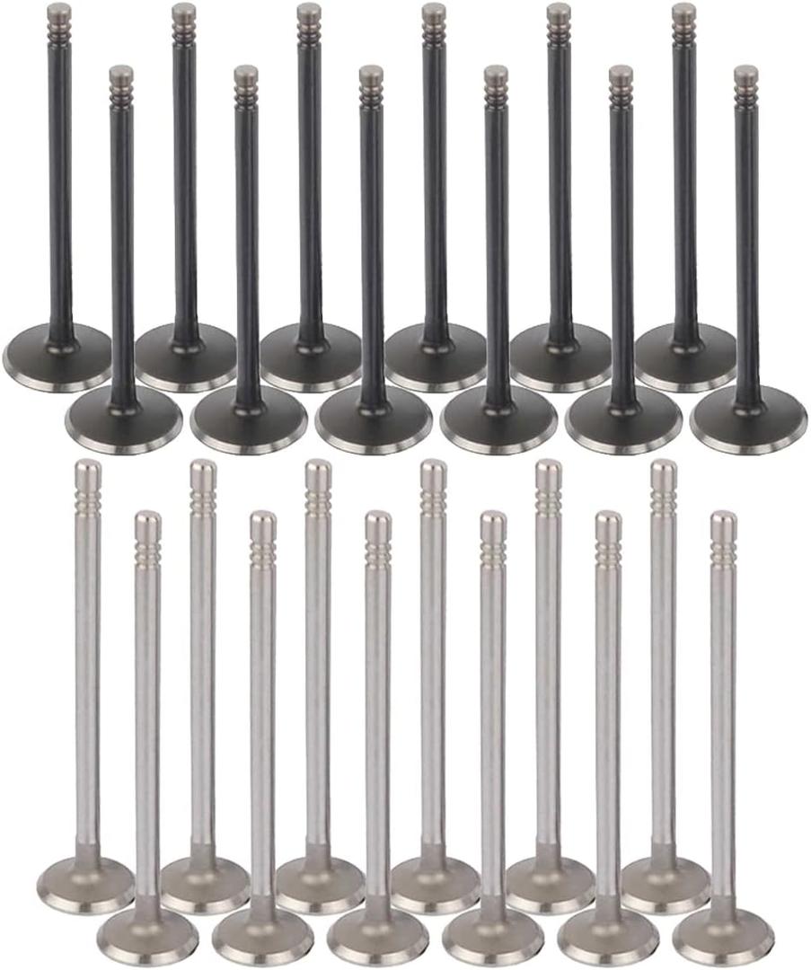 Engine Valves Replacement for 1998-2010 Chrysler Dodge VW Routan 3.5L 4.0L Part# 04663836, 04663347, V1713, 01713, V1901, 01901