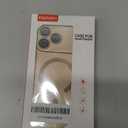 Magnetic Case for iPhone 17 Pro Max Case for Women, [Compatible with MagSafe] Matte Soft Metallic Design with Lens Protectors and 2 Screen Protectors for iPhone 17 Pro Max 6.9"-Champagne Gold