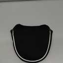 BIG TEETH Lightweight Mesh Golf Driver Headcovers Golf Fairway Wood Hybird Head Covers Club Protecter Putter Cover Full Black for All Black