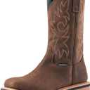 Golden Retriever 11” Men's Soft Toe Waterproof Cowboy Work Boots Size US 12