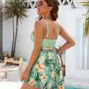 Hanna Nikole Womens Plus Size Swim Dress Swimsuit One Piece Tummy Control Bathing Suit Flowy Body Shaping Swimwear 18W