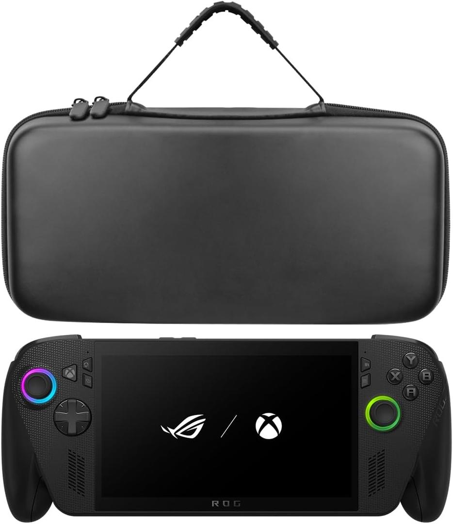 Miimall Hard Carrying Case Compatible with Rog Xbox Ally X, Drop-Proof and Shockproof EVA Protective Carry Bag with Large Capacity for Xbox Rog Ally X Gaming Handheld Console and Accessories