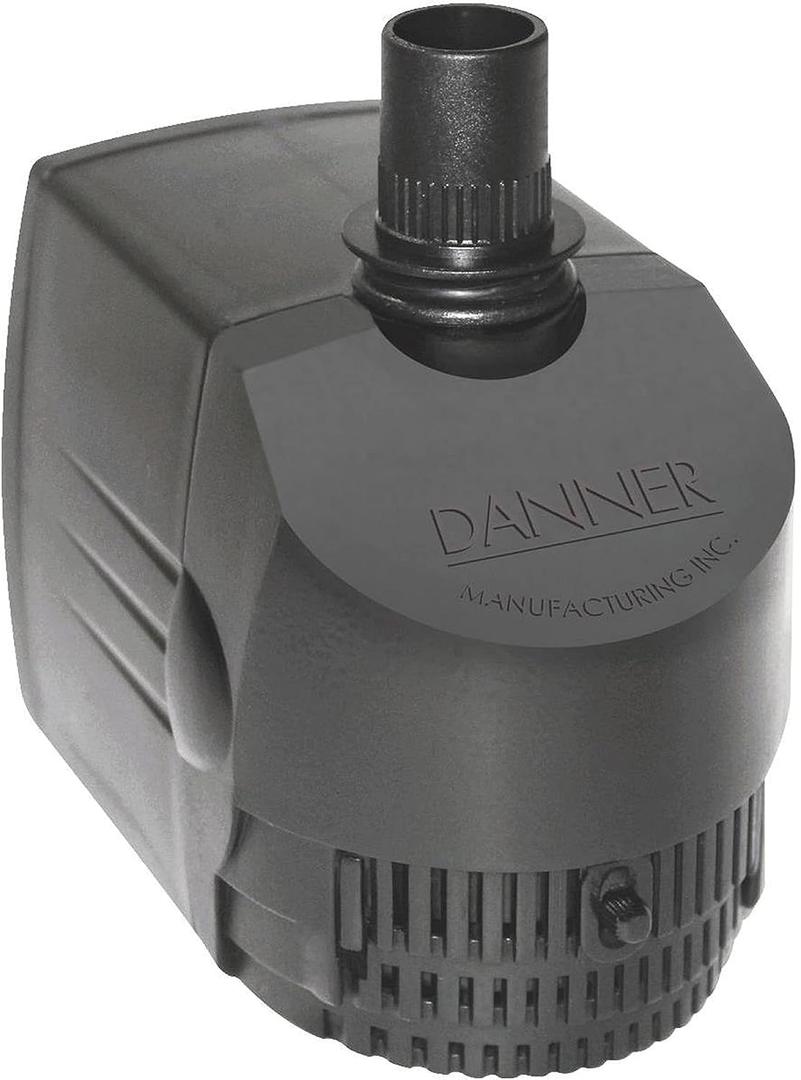 Danner Manufacturing, Inc., The Fountain Pump, 120 GPH Water Pump, 01713 Black