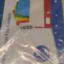 Folders with Pockets, 2 Pocket Folders (10 Pack, Assorted Colors), Paper Folders with Pockets, 3 Hole Punched with Business Card Slot, Letter Size, File Folders for School Office Home