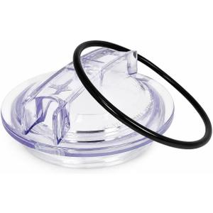 SPX3100D Pool Pump Lid Replacement with SPX3000S O-Ring, Compatible with Hayward Super II Pumps SP3000/SP3000X Series, Threaded Strainer Cover for SP3010, SP3007, SPX3120AAZ, Durable Clear Pump Cover