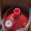 VEVOR 20-Gallon Waste Oil Drain Tank, Air Operated Portable Oil Drainer with Adjustable Funnel Height, Fluid Fuel Transfer Drainage with Wheels, Oil Change Container for Auto Repair Shops, Garages