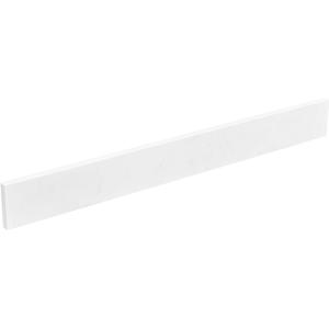 36 in. W x 4 in. H Engineered Stone Backsplash for Bathroom Vanity Sink Top in Ariston White