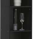 Amazon Basics 5-Cube Bookcase Compatible with Fabric Storage Cube Organizers, Black