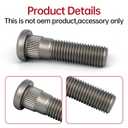 10 Pack 610-568 Wheel Lug Studs- M12x1.5 Compatible with Hyundai Elantra Accent Sonata Tucson, Kia Optima Soul Replaces 51752-07000 0K99333062A