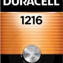 Duracell CR1216 3V Lithium Battery, 1 Count Pack, Lithium Coin Battery for Key Fob, Car Remote, Glucose Monitor, CR Lithium 3 Volt Cell
