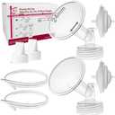 Nenesupply 24mm Flange Pump Parts Compatible w Spectra S2 S1 Breast Pumps Replacement Kit for Spectra Pump Parts S2 Parts S2 Accessories Inc Flange Duckbill Valve Backflow Protector