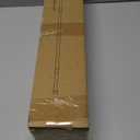 Black Curtain Rods for Windows 48 to 84 Inches Adjustable Heavy Duty 1" Diameter Window Curtain Rod with Decorative Finials for Outdoor Farmhouse Bedroom Kitchen Living Room